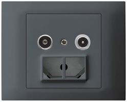 EB-Multimediadose kallysto R-TV Bauart T, 4dB, 2GHz anthrazit