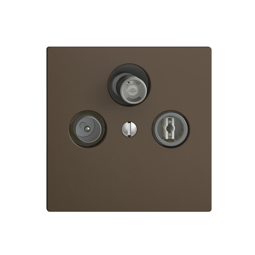 Prise d'antenne SAT DB52 EDIZIOdue coffee avec IEC/F