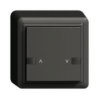 Poussoir AP ZEP 1c/1t moteur station princ. EDIZIOdue noir