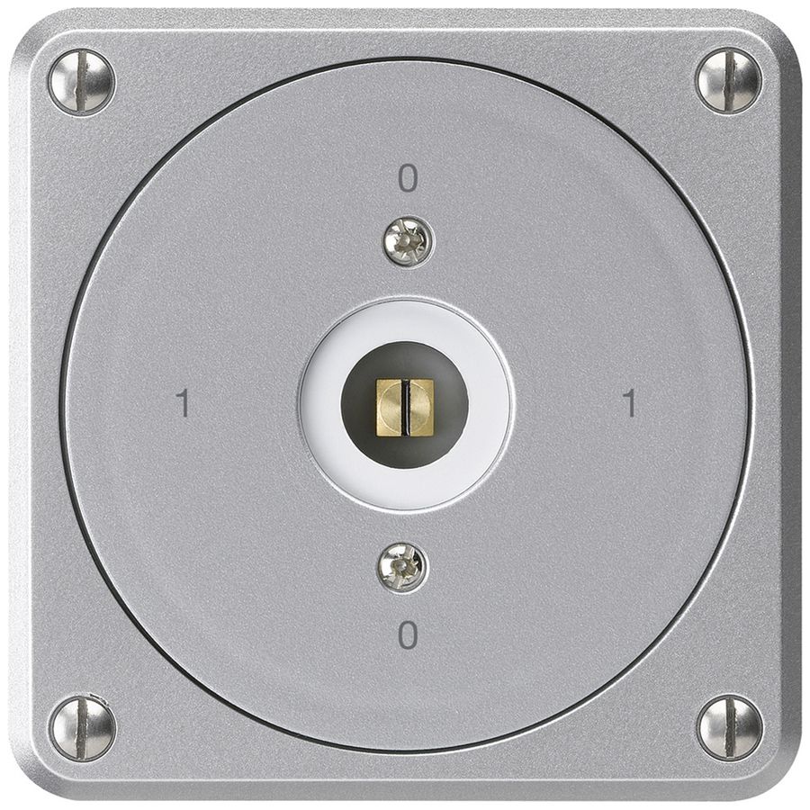 Interruttore a chiave quadrata INC robusto senza coperchio 0/1P alluminio combi