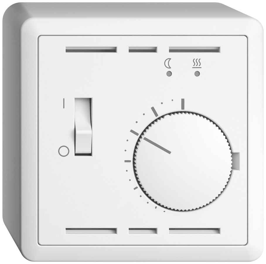 AP-Raumthermostat EDIZIOdue weiss