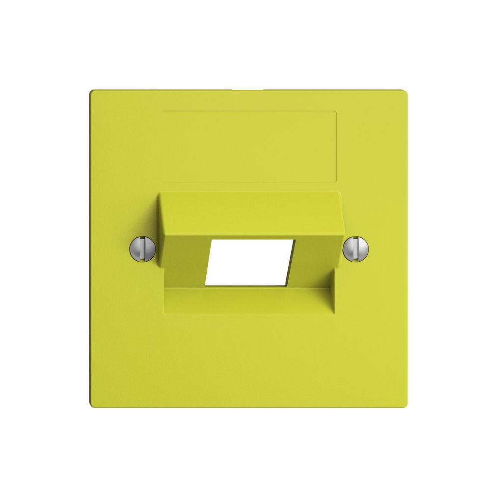 Frontplatte 1×RJ45 ITplus EDIZIOdue lemon
