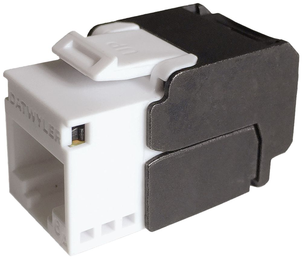 Module Dätwyler KU-TC PLUS cat.6A Keystone non blindé, blanc
