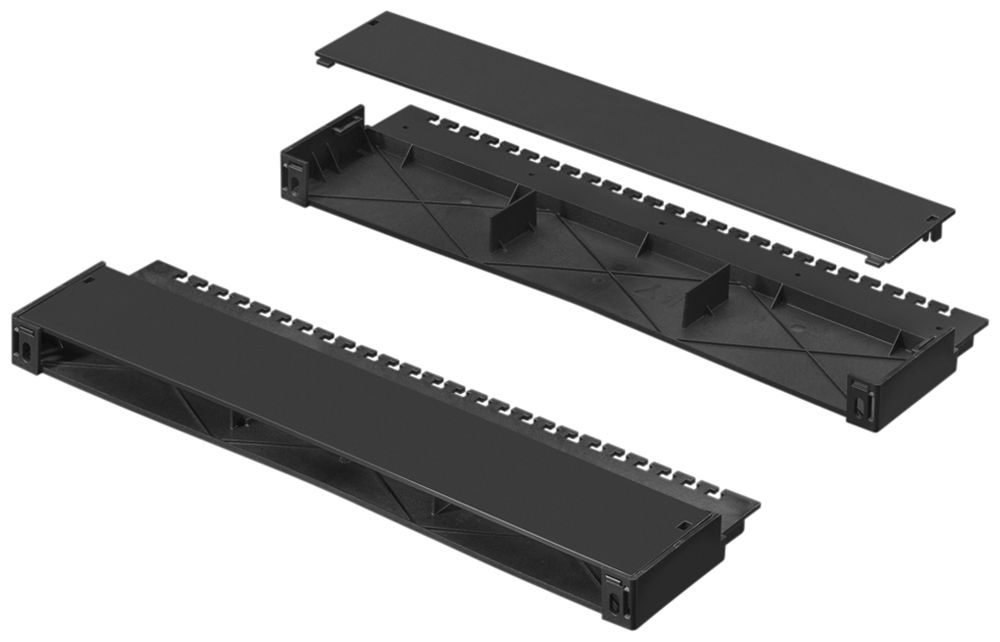 Kabeldurchführungspanel Rittal DK 7030.087 455mm Kunststoff schwarz