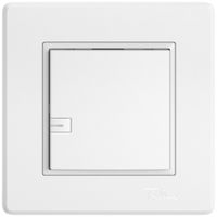 Poussoir KNX RGB ENC EDIZIO.liv SNAPFIX® capteur temp.RGB-LED 1× comm.1T bc