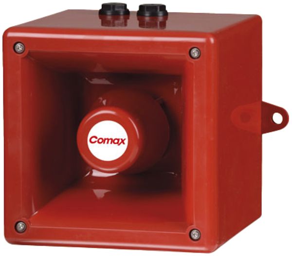 Avvisatore elettronico A112 45 toni 112dB rosso IP66