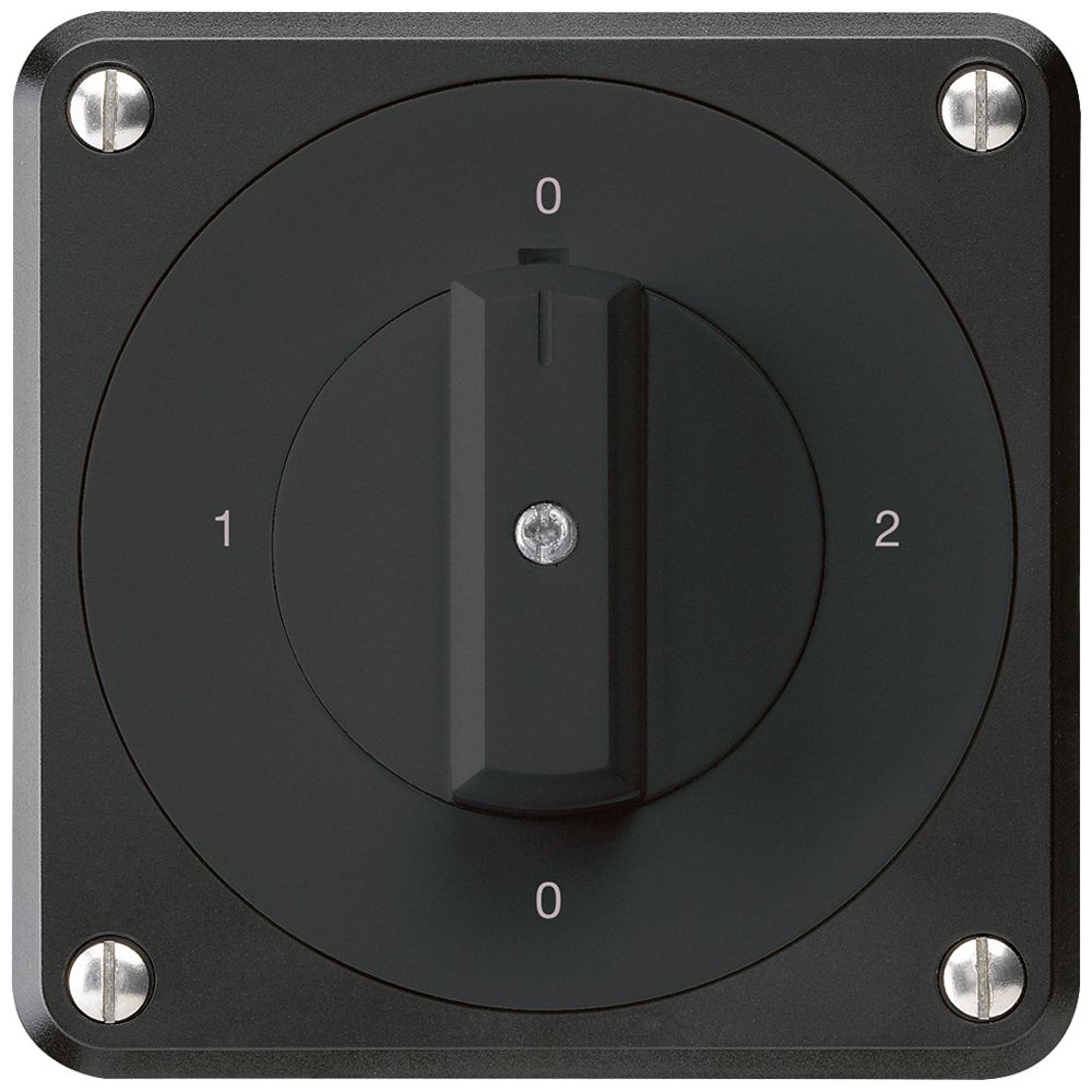 UP-Drehschalter robusto IP55 Schema 2/1P schwarz