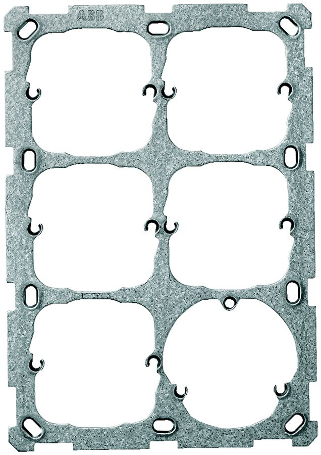 UP-Befestigungsplatte ABB 3×2 für 3×52