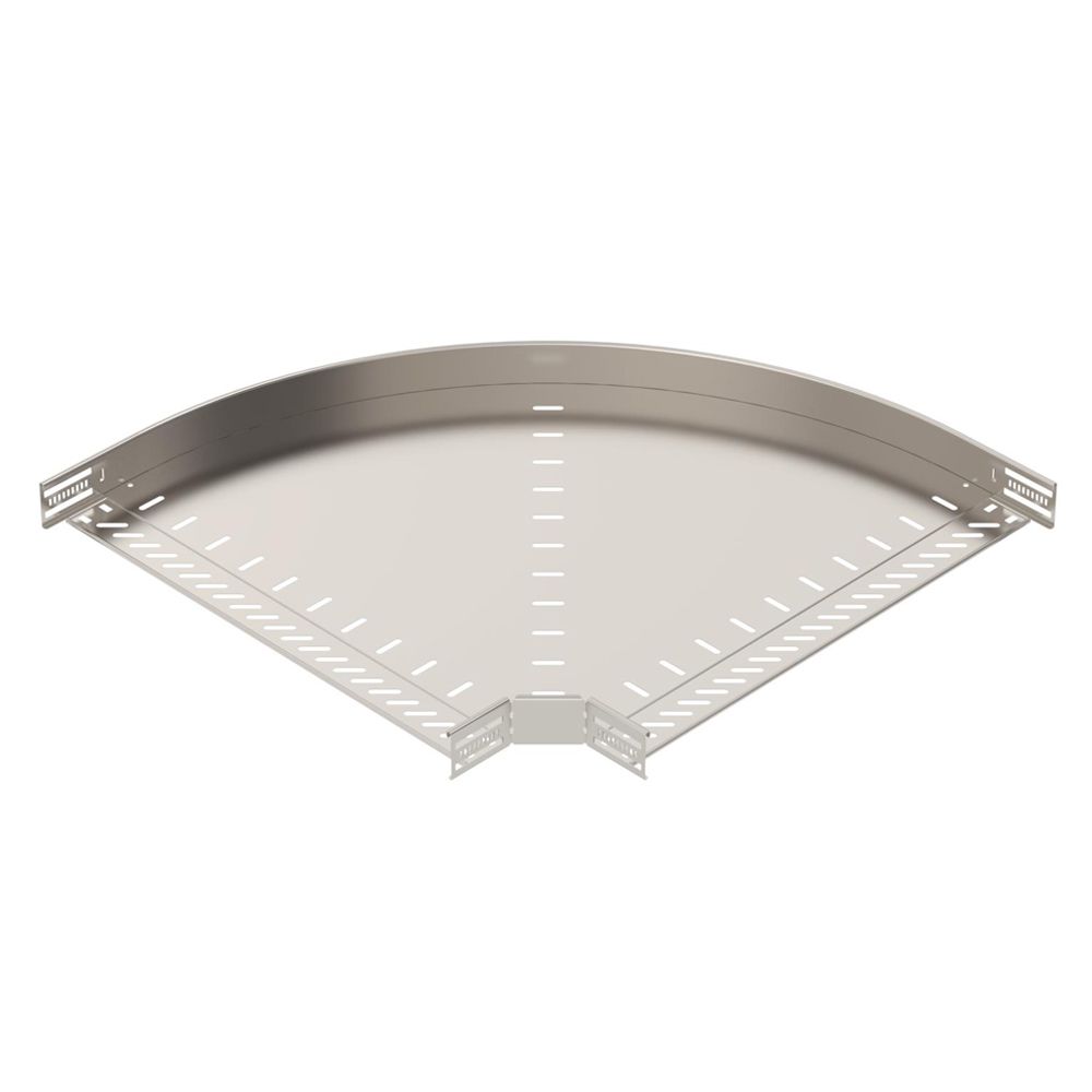 Coude BET RB 90° 60×600mm acier fin A2 brut