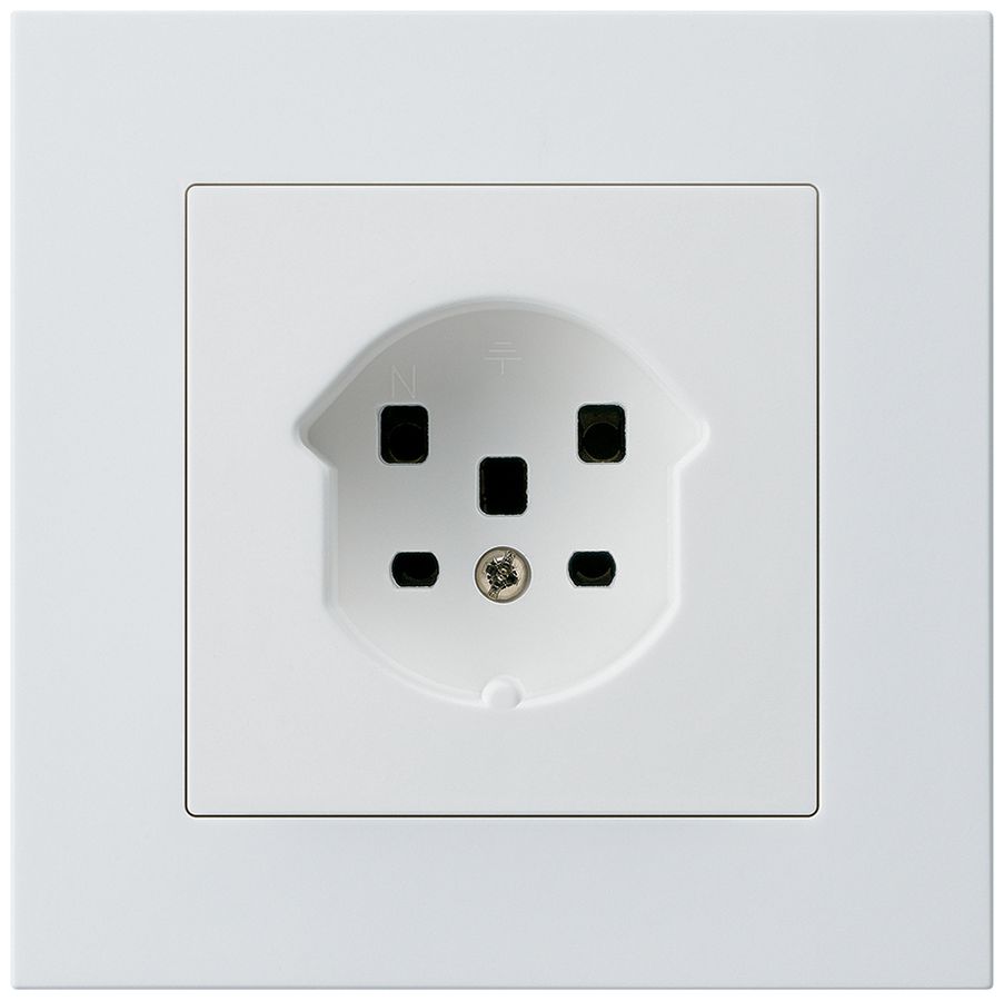 UP-Steckdose kallysto.pro T25 weiss Schraubklemme