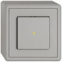 Interrupteur à poussoir lum.AP EDIZIO.liv SNAPFIX® 3/2L lent.front.LS jaune grc