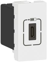 USB-Ladesteckdose MOS 1×Typ-C 3A 7.5W 1 Modul weiss