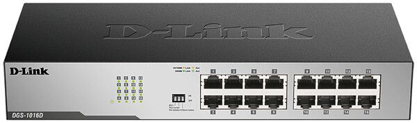 Switch D-Link DGS-1016D/E, 16-port unmanaged Gigabit