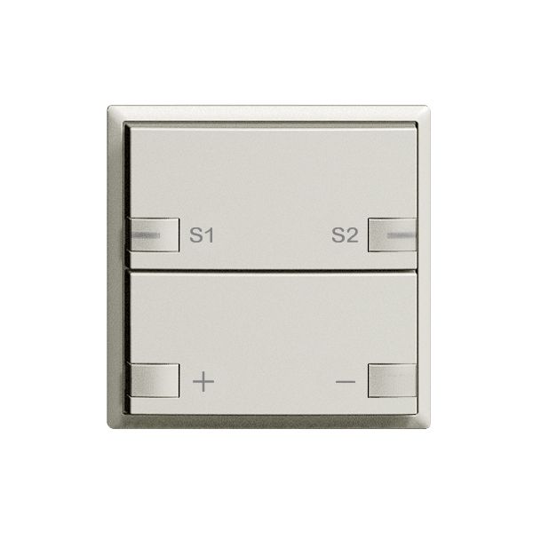UP-Taster ZEP Universaldimmer Szene 1K/2T EDIZIOdue hellgrau
