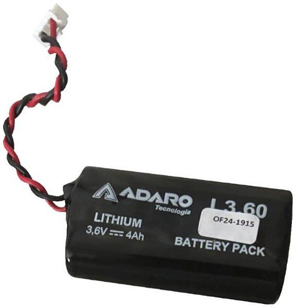 Accu Lumatec 3.6V 4000mAh ions de lithium 67×38×19mm