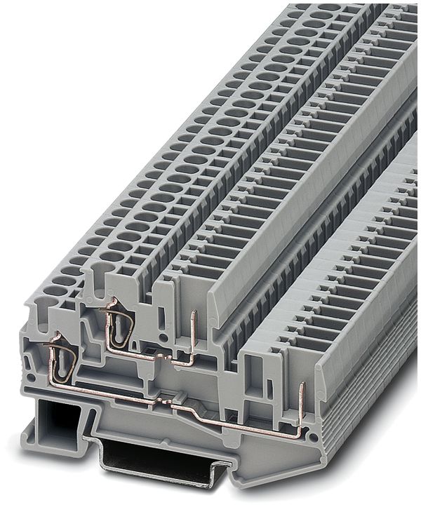 Doppelstockklemme 0.08…4mm² grau STTB 2.5/2P