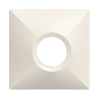 Fronthaube eckig EDIZIOdue weiss für Bewegungsmelder PIRI 360°