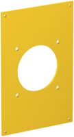 Abdeckplatte Bettermann 1×CEE, 160×105mm, PVC, gelb