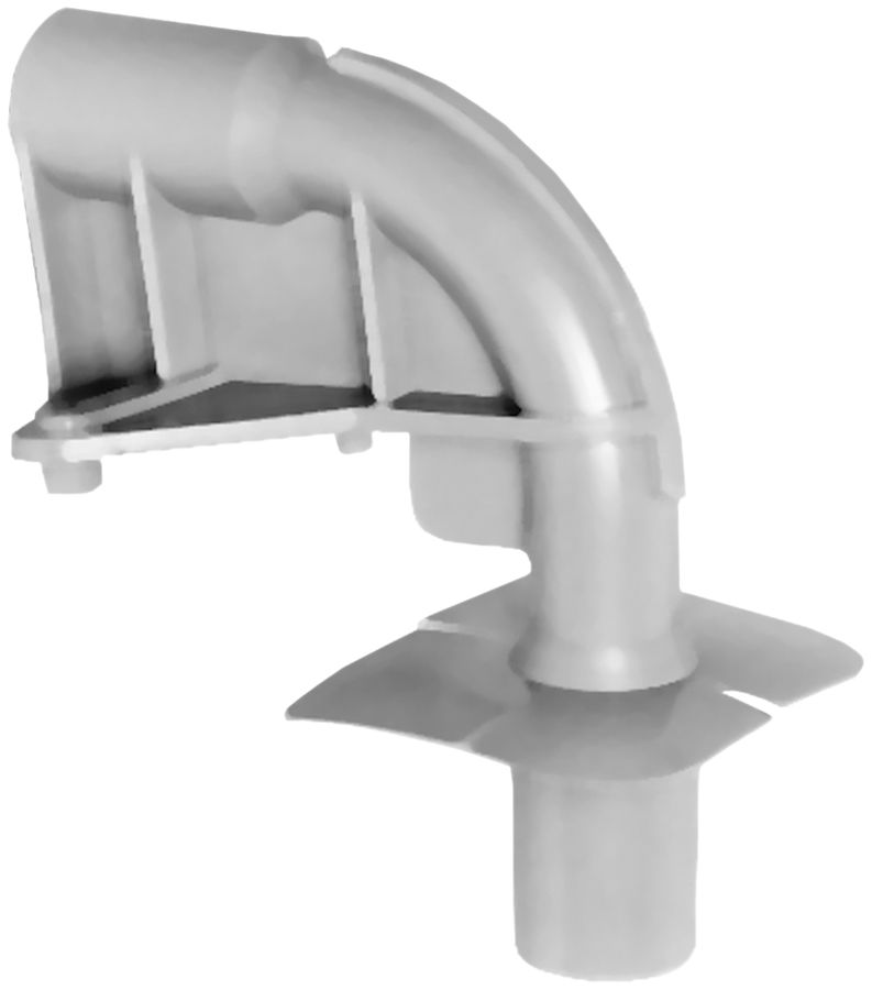 Übergangsrohr Fawa-Mirage M20 hellgrau