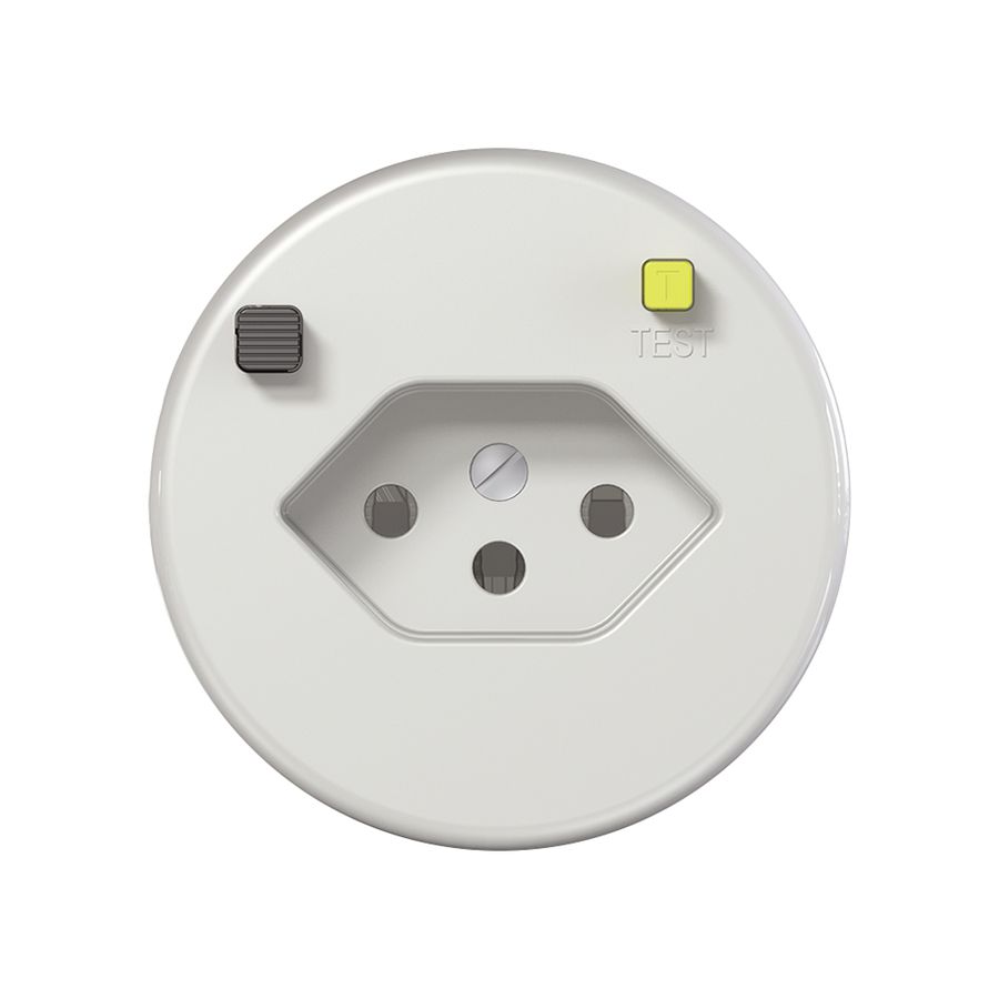 UP-FI-Steckdose CLASSIC E T13 30mA weiss