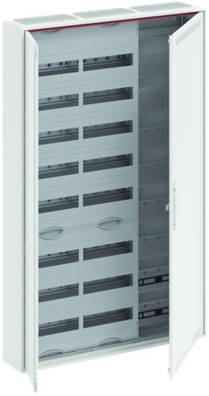 Distributore AP ABB CA 38VML, 3-parte 8 file 192UM + media, porta ventilata