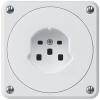 UP-Steckdose HA robusto Typ 25 mit Steckklemmen weiss