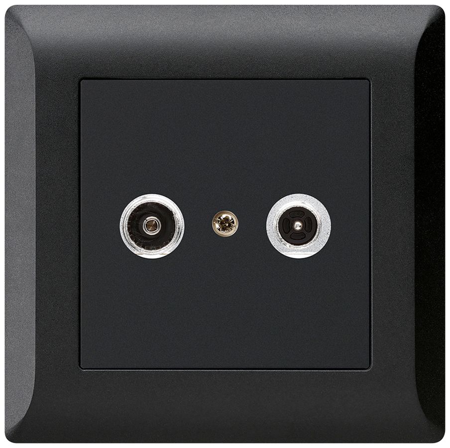 Prise antenne ENC kallysto.line R/TV 10.5dB 2GHz noir