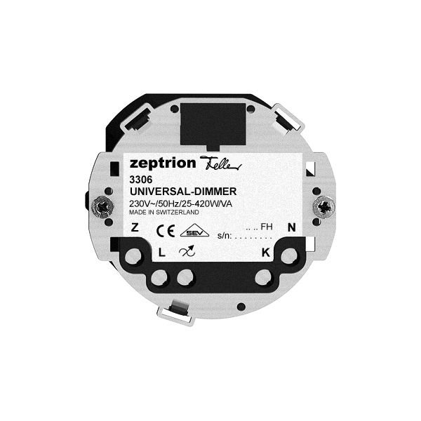 Universaldimmer-Aktor ZEP 25…420W/VA Hauptstelle
