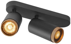 Spot SLV GRIP L GU10 2×6W DIM 325×57×98mm schwarz/gold