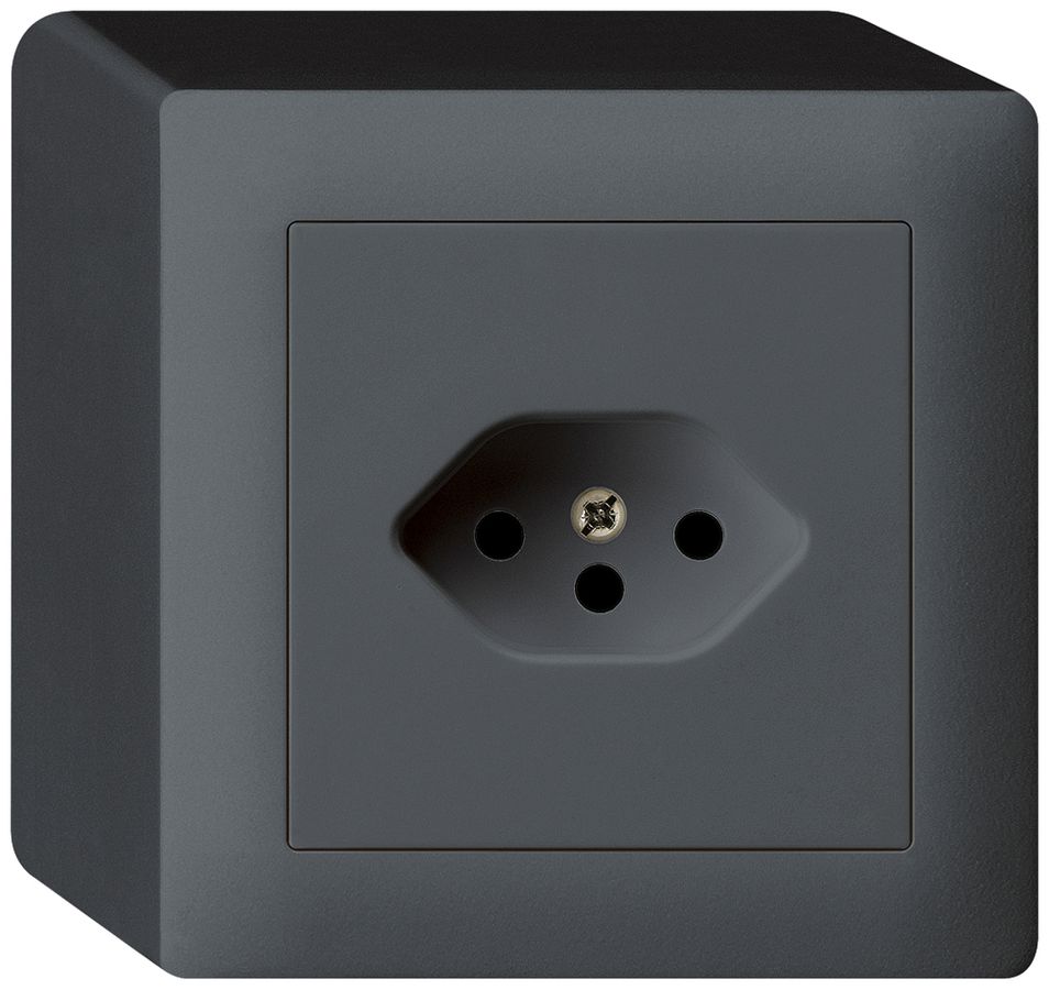 AP-Steckdose kallysto T13 anthrazit