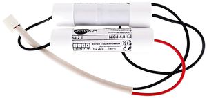 Accu NiCd 70°C 2×2.4V/1.5Ah 1h