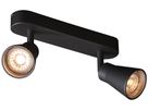 Decken-/Wandleuchte SLV AVO DOUBLE CW GU10 2×50W 240×95×115mm schwarz
