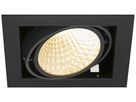 Downlight LED SLV KADUX 27W 3050lm 930 30° DALI 195×195mm nero