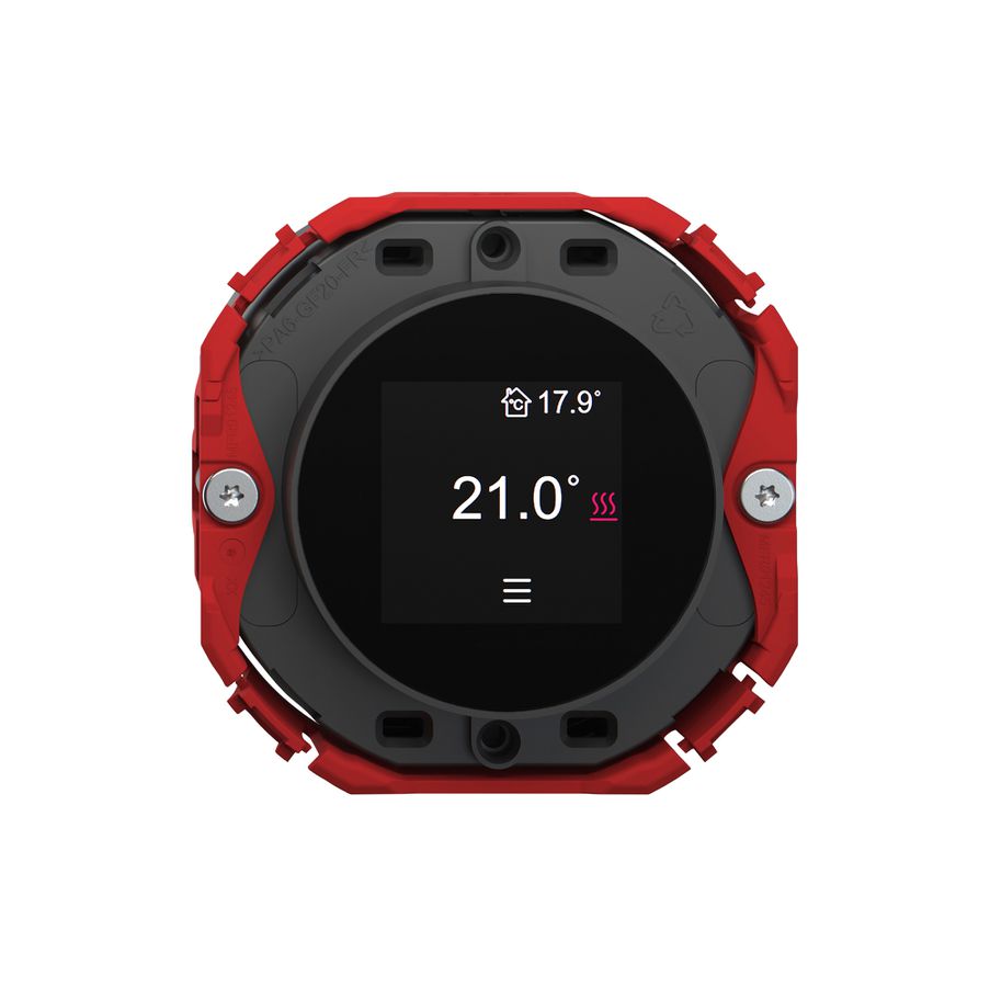 Termostato ambiente Feller SNAPFIX® 230VAC 4…30°C 58×58mm