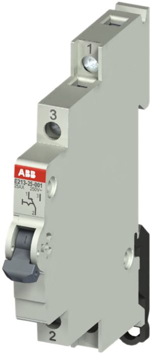 Deviatore AMD ABB E213, 25A/250V 1L 1C, ½UM, "I-II"