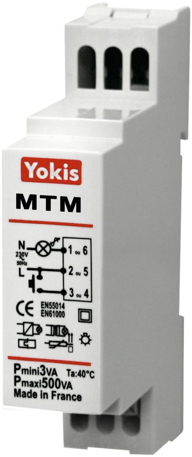 Timer luce scale AMD Yokis 5…300VA 2min-4h 230V