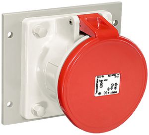 Prise INC CEEtyp 5L 63A J75, droite