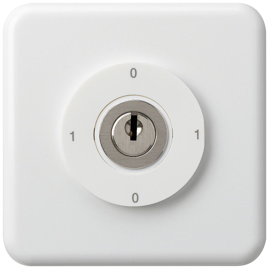 UP-Schlüsselschalter 0/2L basico weiss