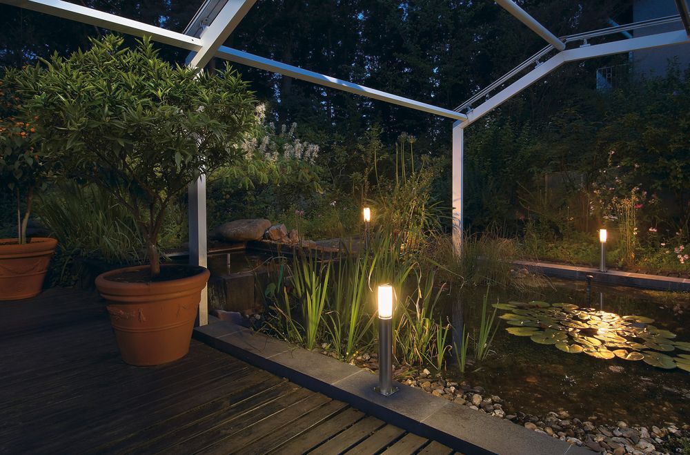 Pollerleuchte SLV BIG NAILS 50, E27 15W IP44 Edelstahl