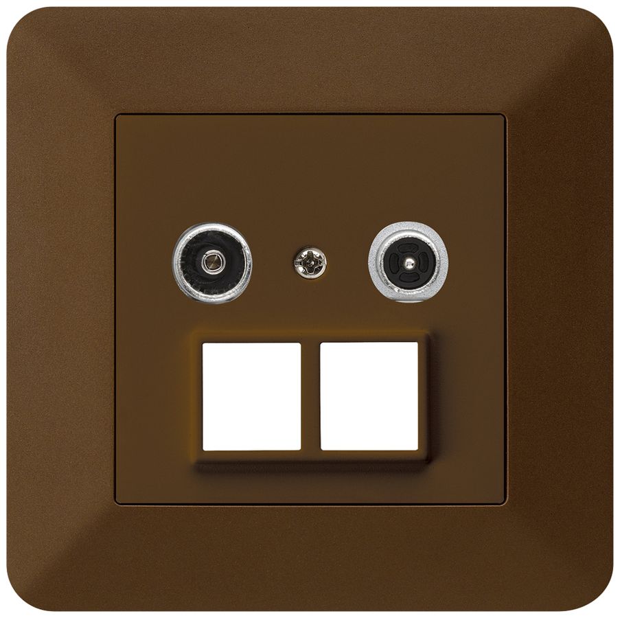 UP-Multimediadose kallysto.trend R/TV 23dB 2GHz braun