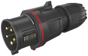 Fiche CEE NEO 5P 32A 380…415V 6h rouge renverseur de phase IP54 borne à vis