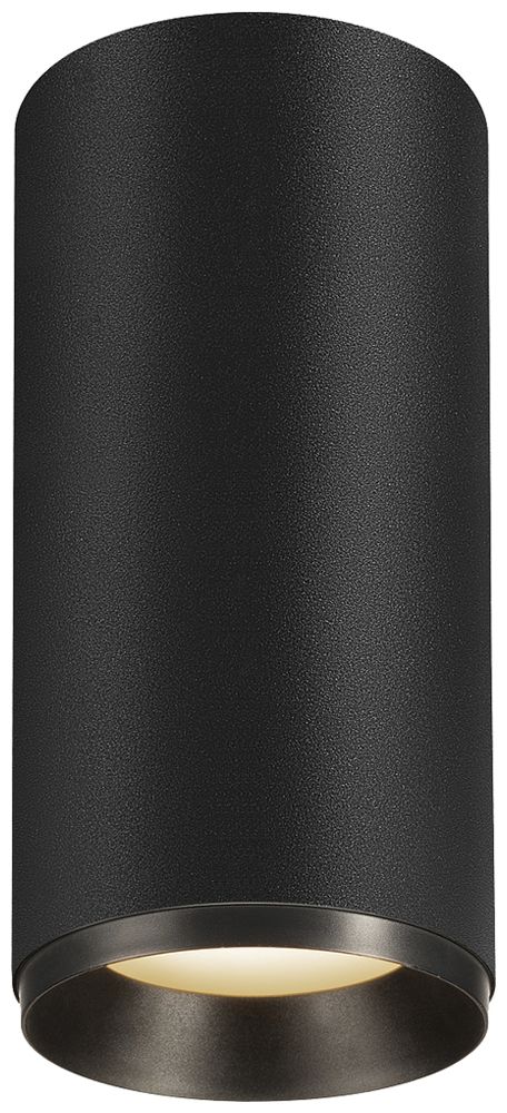 LED-Deckenleuchte SLV NUMINOS L PHASE 28W 2340lm 3000K 36° Ø100×213mm schwarz