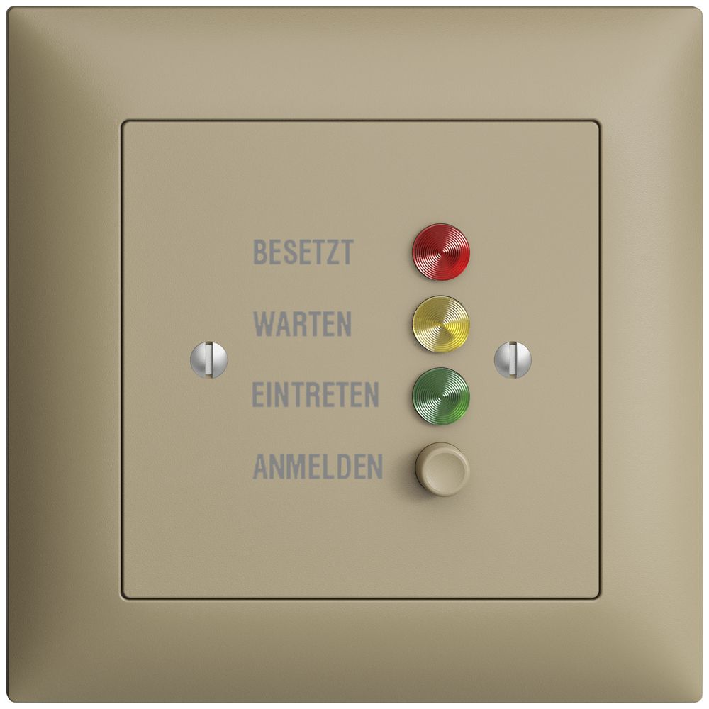 UP-Türstation für Rufleuchte deutsch, EDIZIOdue sand