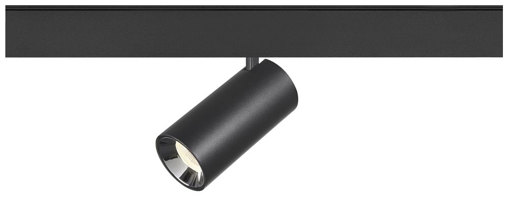 Spot LED SLV NUMINOS S 1×16W 1350lm 940 20° DALI 48V AD Ø60mm nero/argento