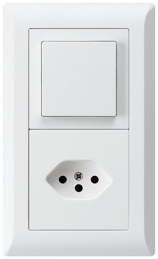 Combinazione INC kallysto.line grd.I-I verticale interruttore S6+tipo 13 bi