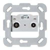 Einsatz zu Antennendose Hager R/TV Bauart F 23dB 2GHz