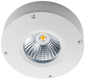Downlight LED AP SG Callisto 3W 200lm 827 IP65 65° VAR Ø110mm blanc
