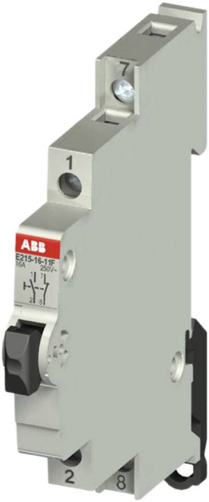 EB-Taster ABB 250V 16A 1No/Nc schwarz