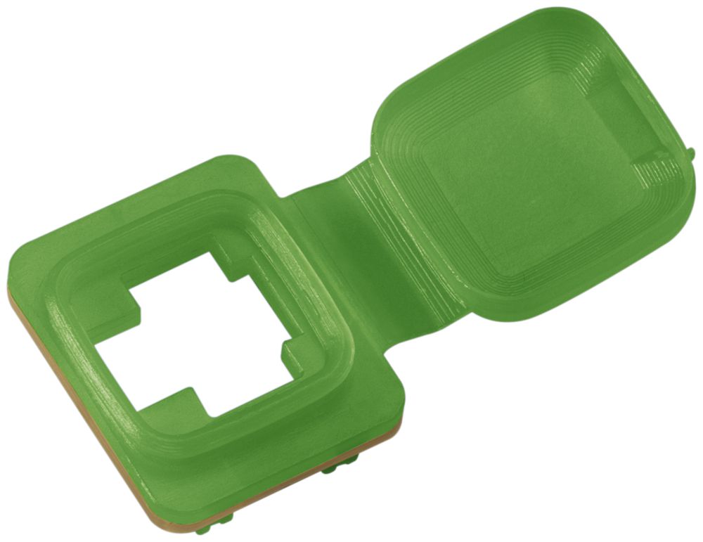 Capuchon Splash, vert, antipouss. et codage couleur, IP54