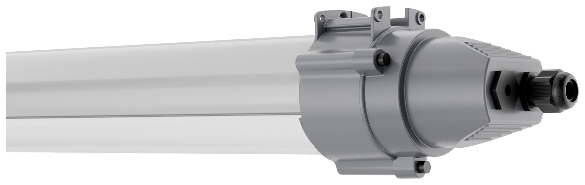 LED-Feuchtraumleuchte LEDVANCE DP MAX SEN 28W 4000lm 4000K IP69 1450mm grau